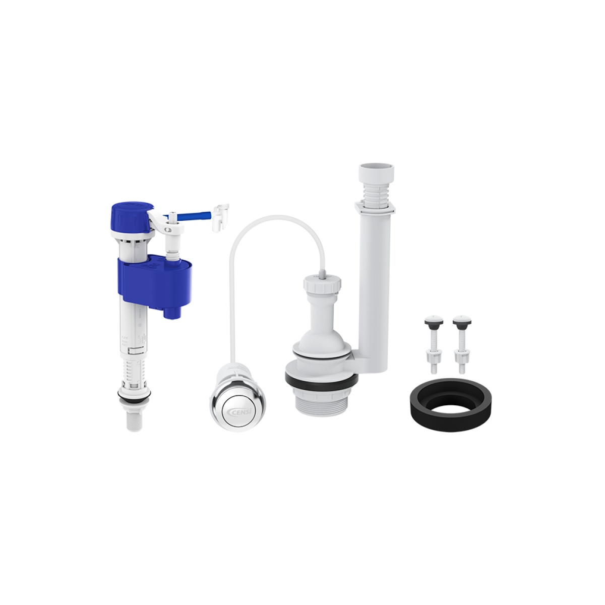 Kit p/ Caixa Acoplada Entrada Master Flux Saída Pneumático