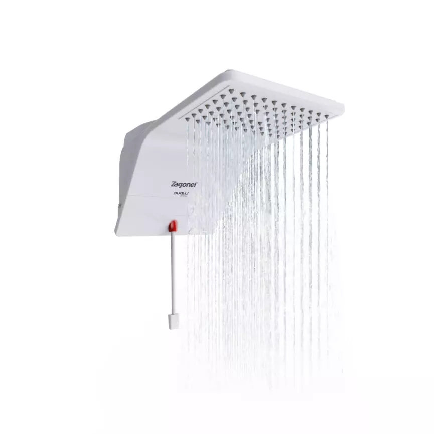Chuveiro Zagonel Ducali com Jato Obediente 7500w - Branco 220v