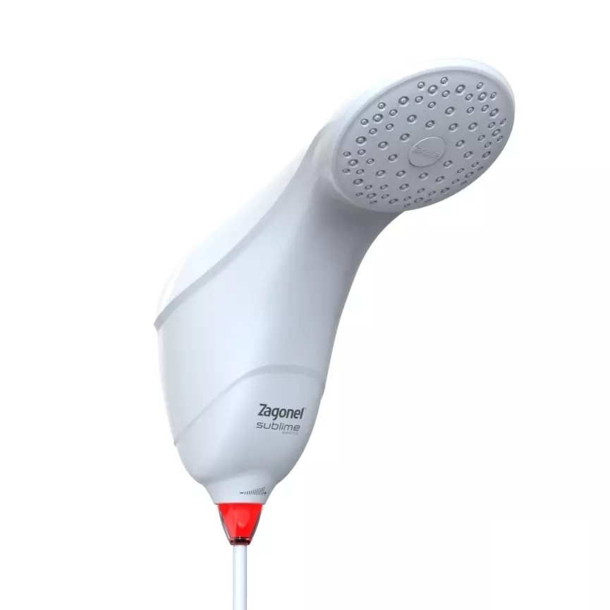 Chuveiro Zagonel Sublime Jato Obediente 7500w Branco 220v