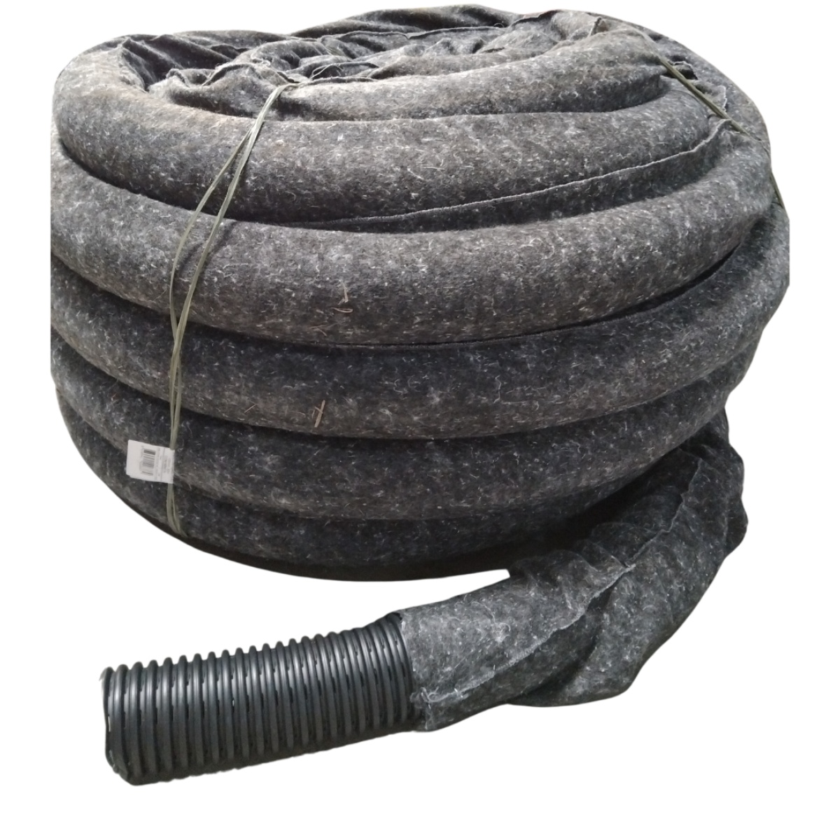 CANO DE DRENAGEM COM GEOTEXTIL - 100mm