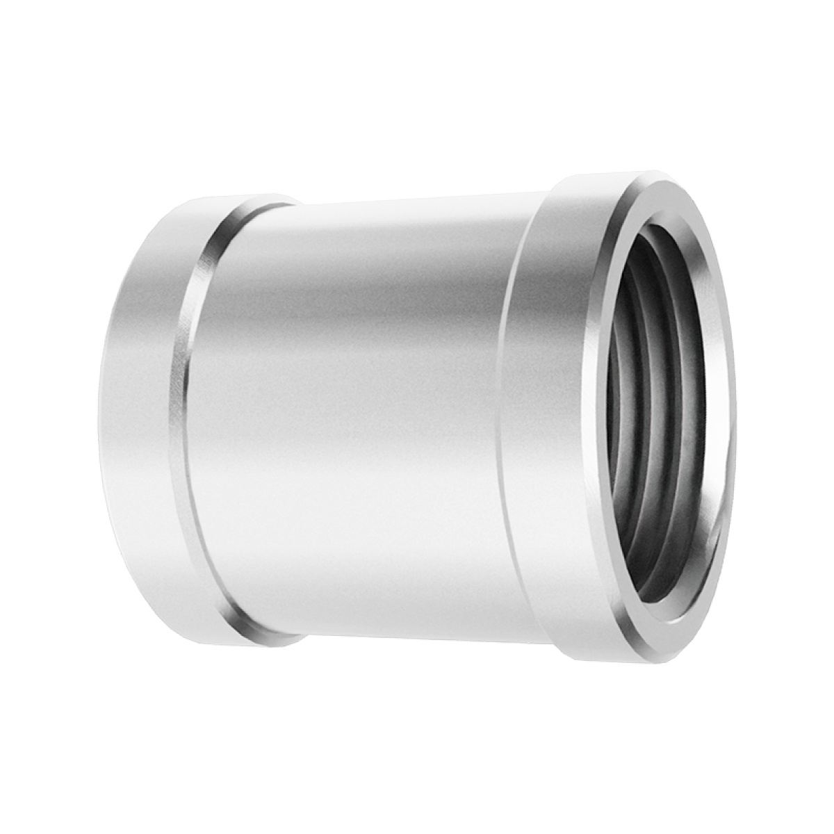 Luva de Latão Cromada 1/2" Roco 1016-02