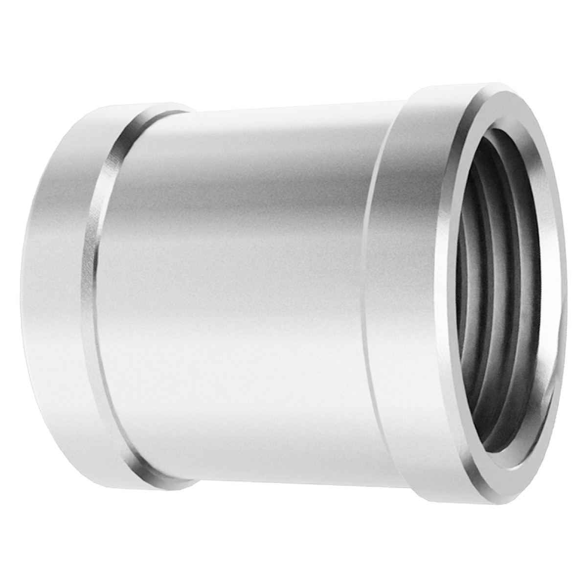 Luva de Latão Cromada 3/4" Roco 1042-02
