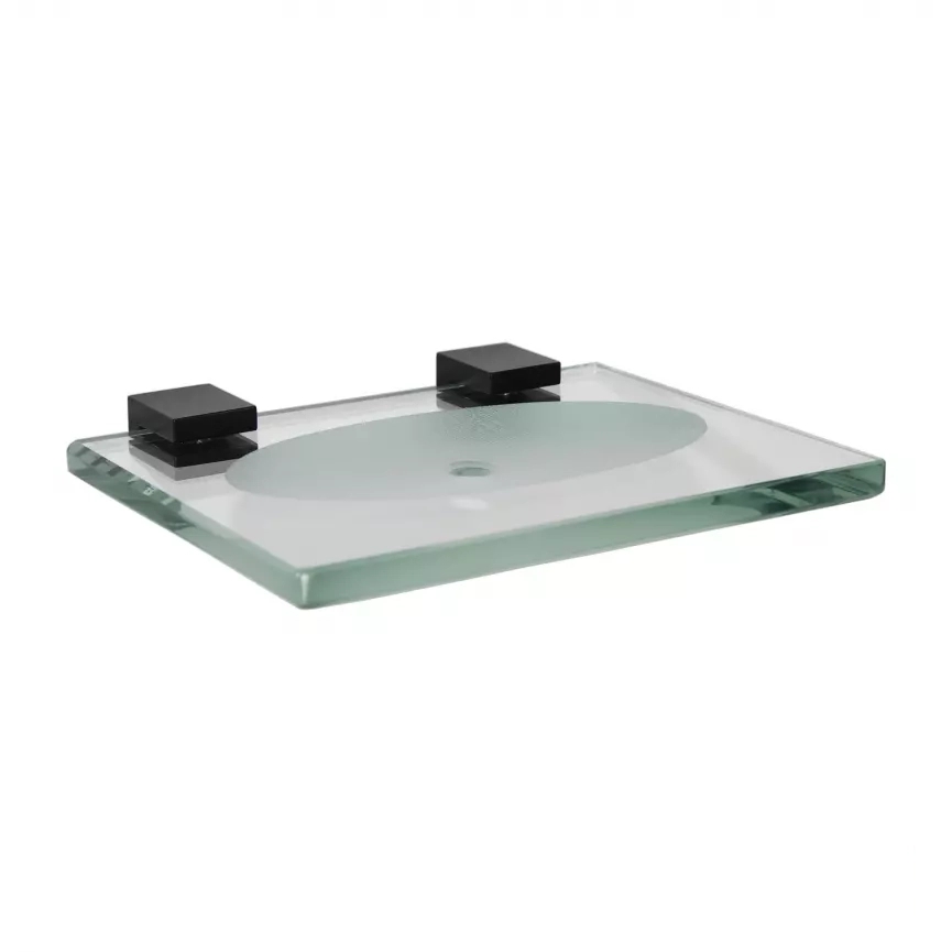 Saboneteira Luxban Aluminium Black 960-PR