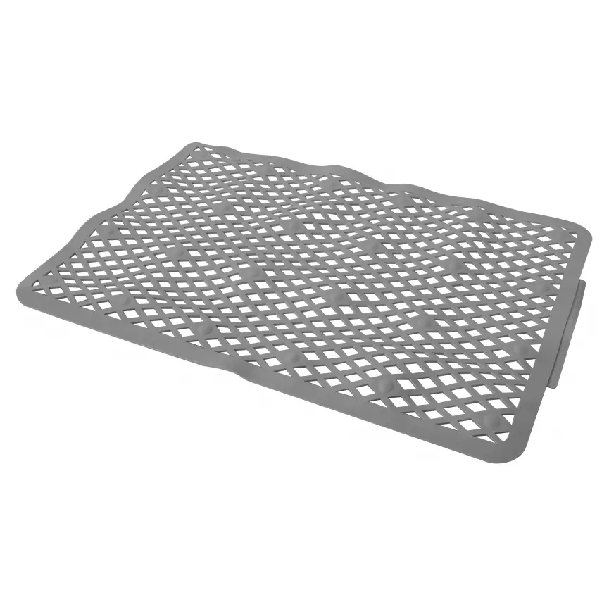 Tapete Astra Losangos 50x32cm ES1 CZ2 - Cinza claro