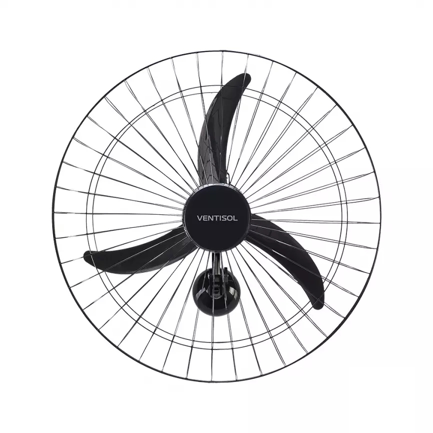 Ventilador de parede Ventisol 60cm Preto